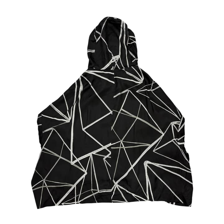 RICK OWENS Abstract Pattern Hooded Jacket