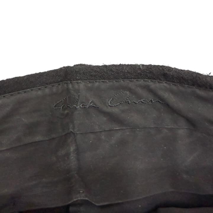 RICK OWENS Flared Black Pants