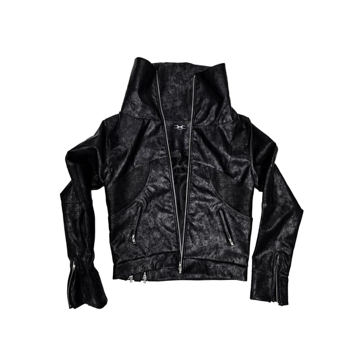 "Creeper" Faux Leather Jacket