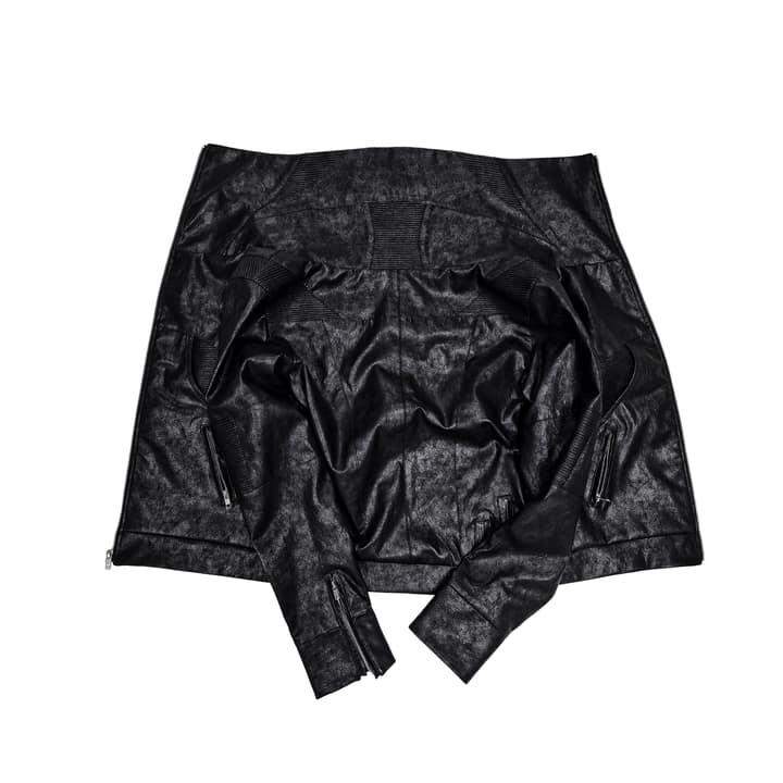"Creeper" Faux Leather Jacket