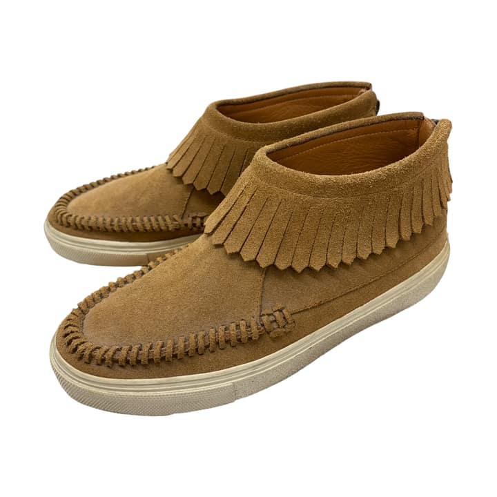 SAINT LAURENT Fringe Suede Sneakers