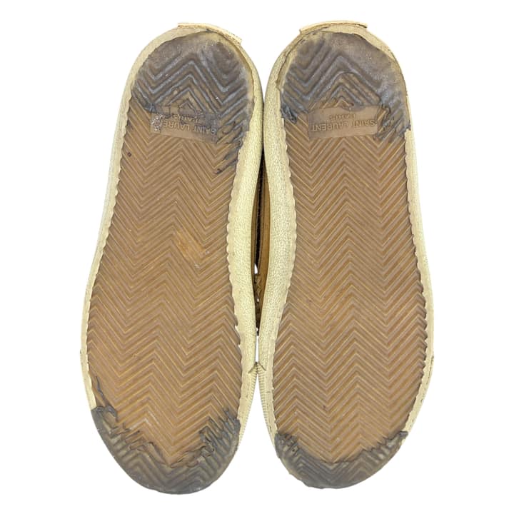 SAINT LAURENT Fringe Suede Sneakers