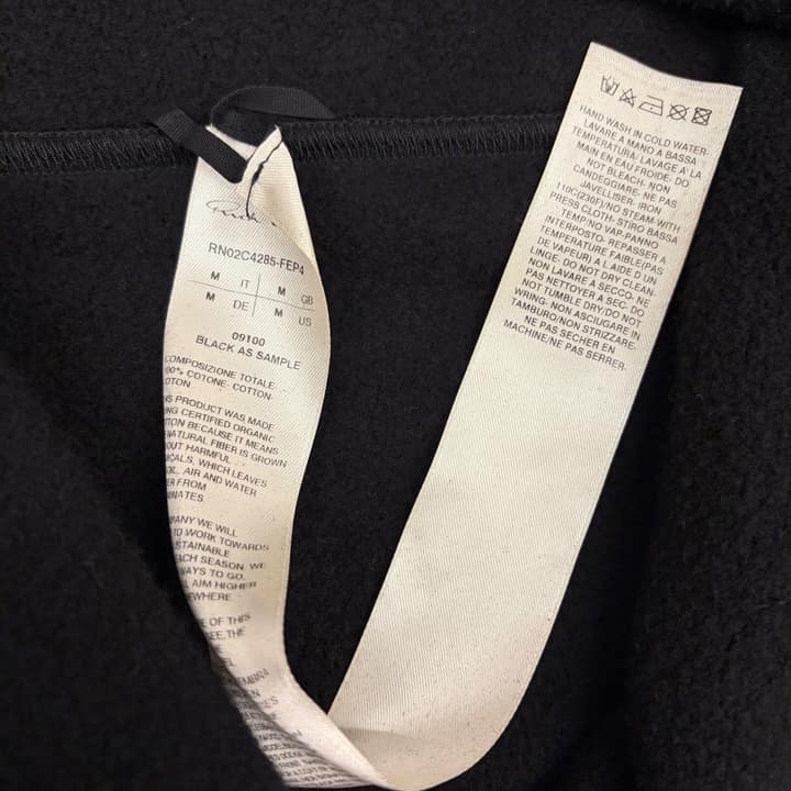 RICK OWENS Graphic Hoodie