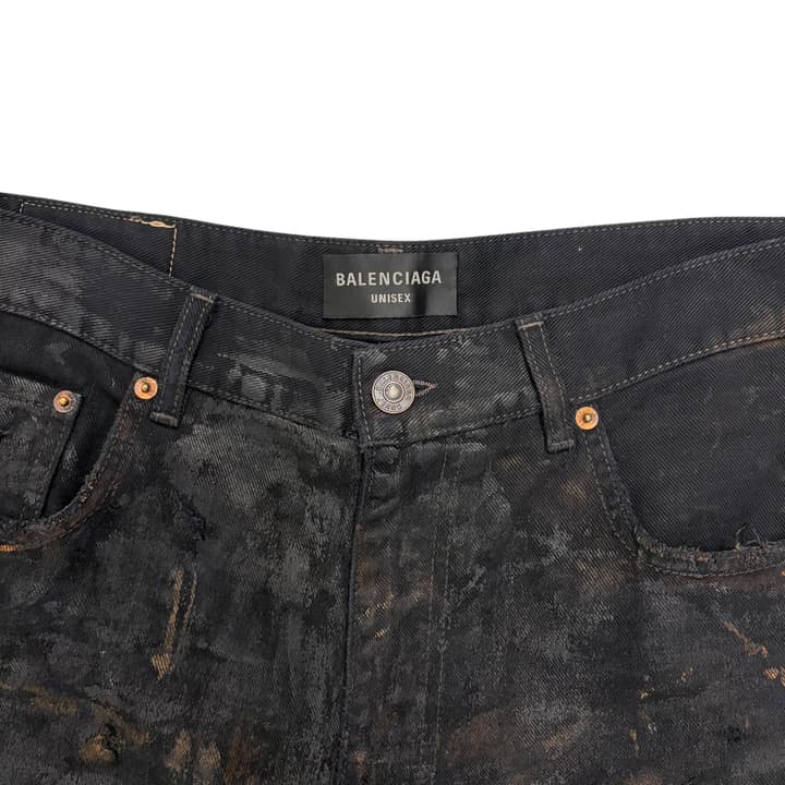 BALENCIAGA Destroyed Jeans