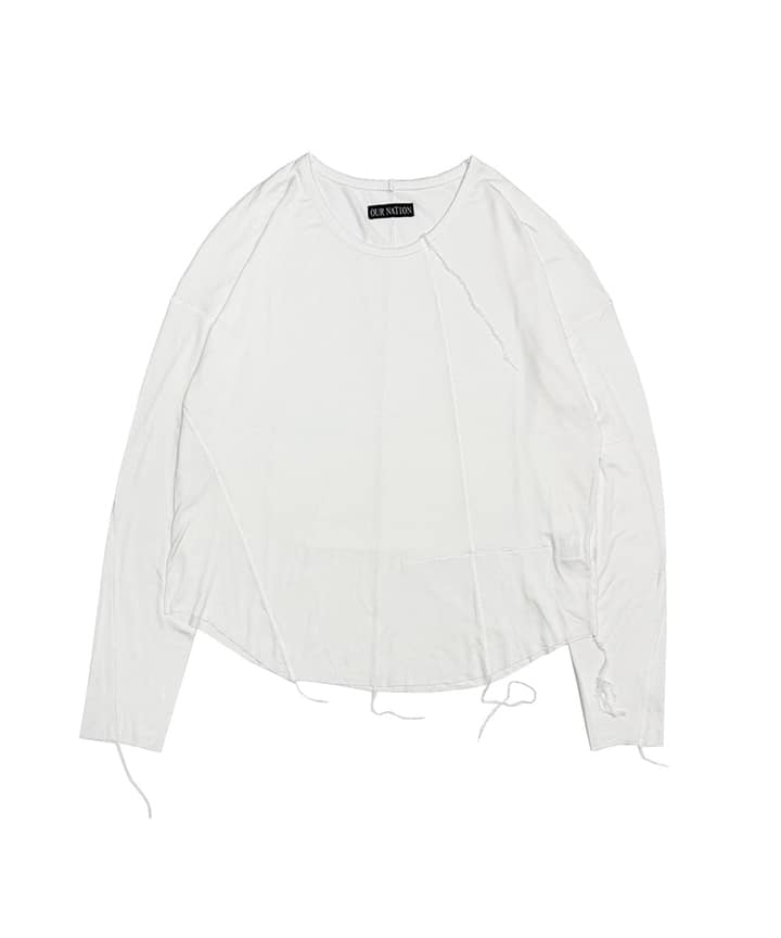 ANTI-CROSS LONG SLEEVE_WH