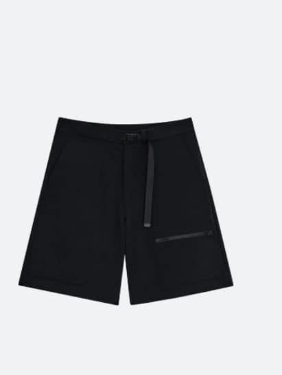 PATCH POCKET SHORTS [BLACK]