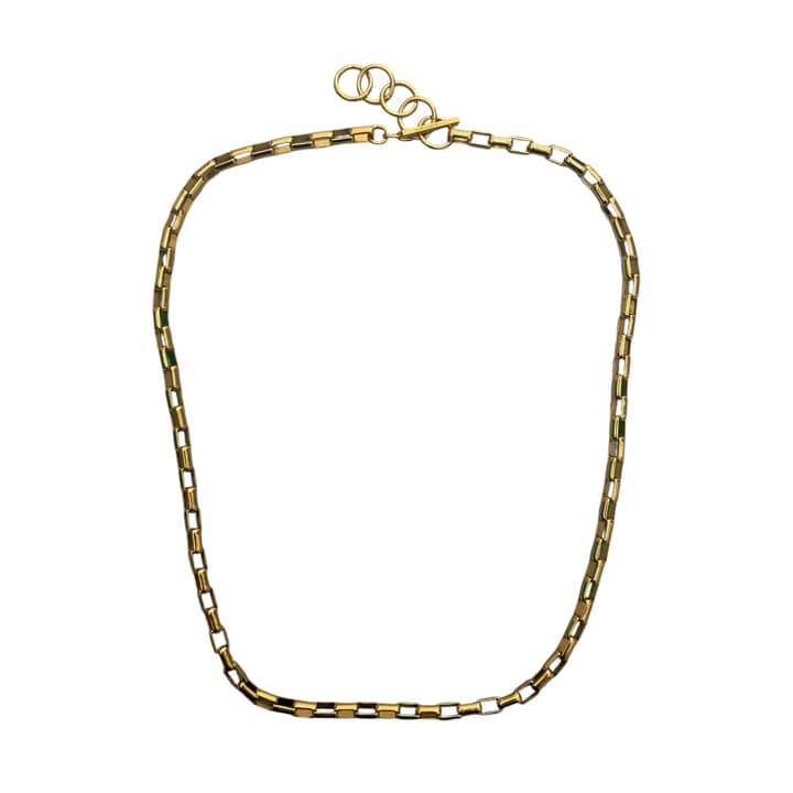 SAINT LAURENT Gold Chain Necklace