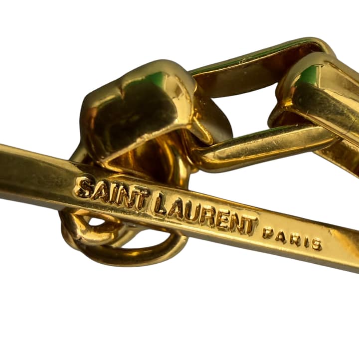 SAINT LAURENT Gold Chain Necklace
