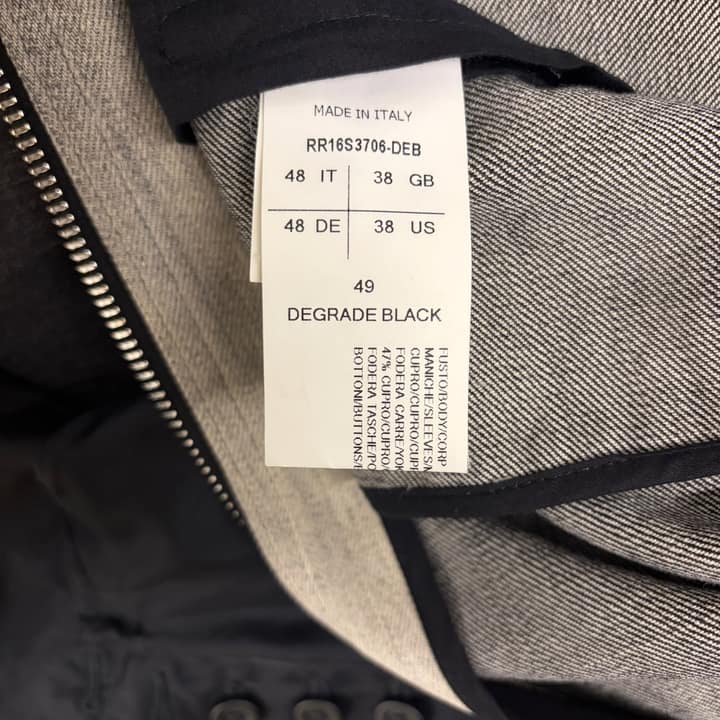 RICK OWENS Dyed Denim Jacket
