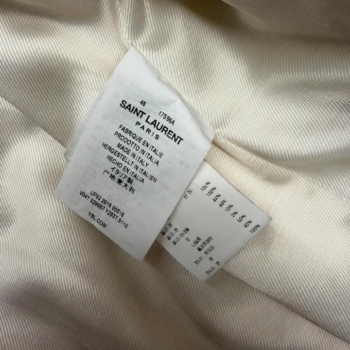 SAINT LAURENT Fur Stadium Jacket