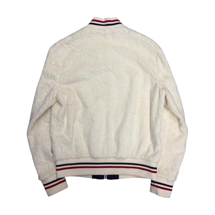 SAINT LAURENT Fur Stadium Jacket