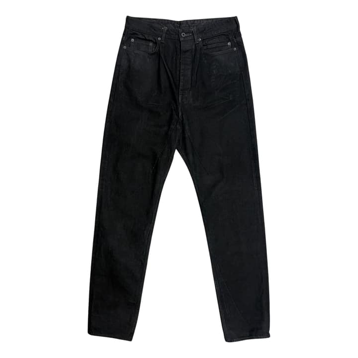 RICK OWENS Black Denim Pants