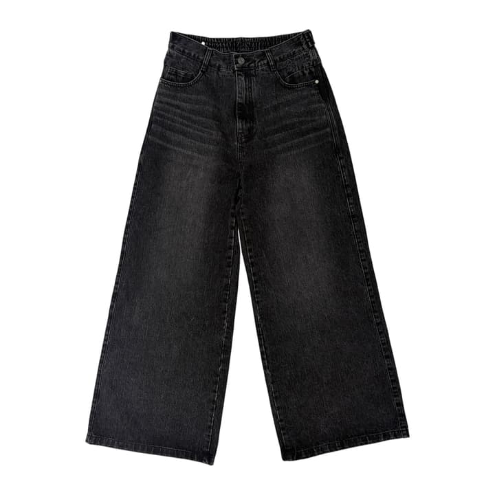 SONGZIO HOMME Wide Leg Black Jeans