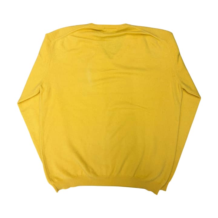 PRADA Yellow V-Neck Sweater
