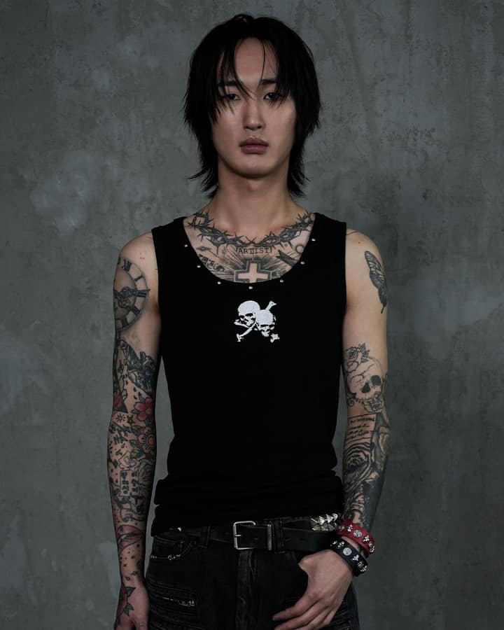 Skull Stud Sleveless