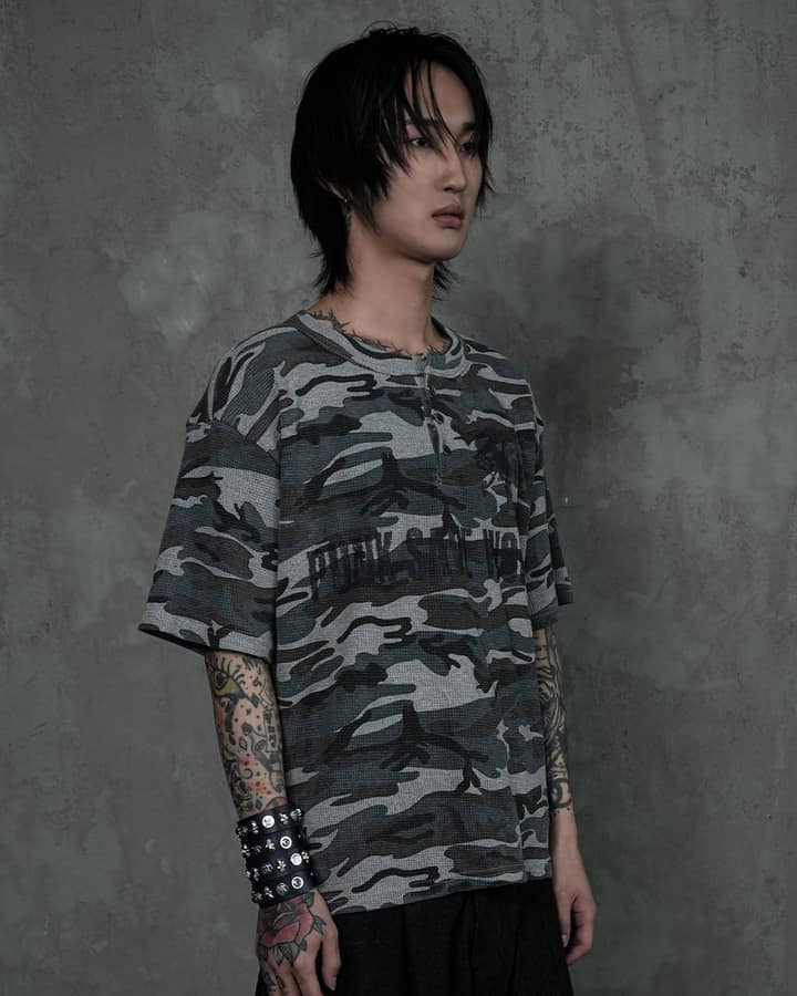 P.S.W CAMO Henleyneck