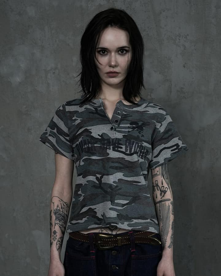 P.S.W CAMO Henleyneck