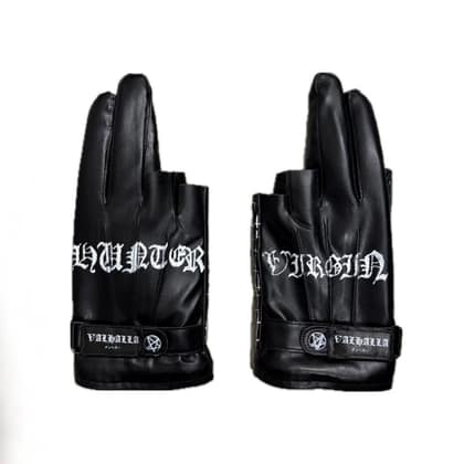 1of1 Virgin Hunter Graffi Leather Gloves