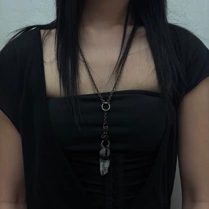 Clear Quzrtz necklace