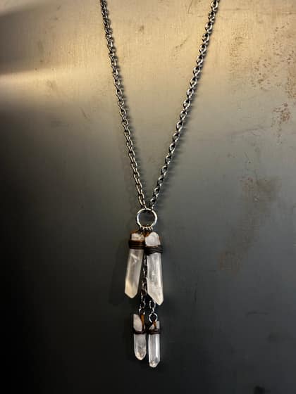 44Crystal necklace 