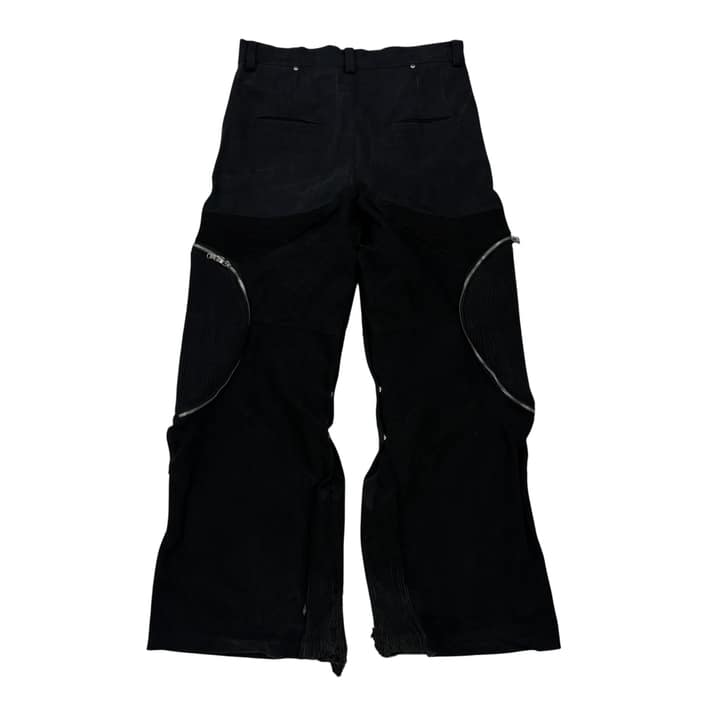 FINE CHAOS Black Zippered Pants