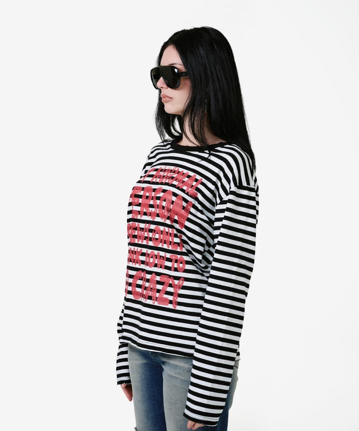 NPC Distressed Stripe Long Sleeve