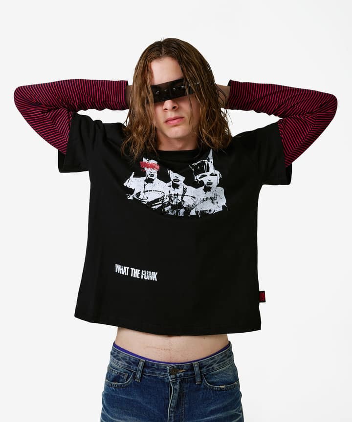 Funk Stripe Layered Long Sleece