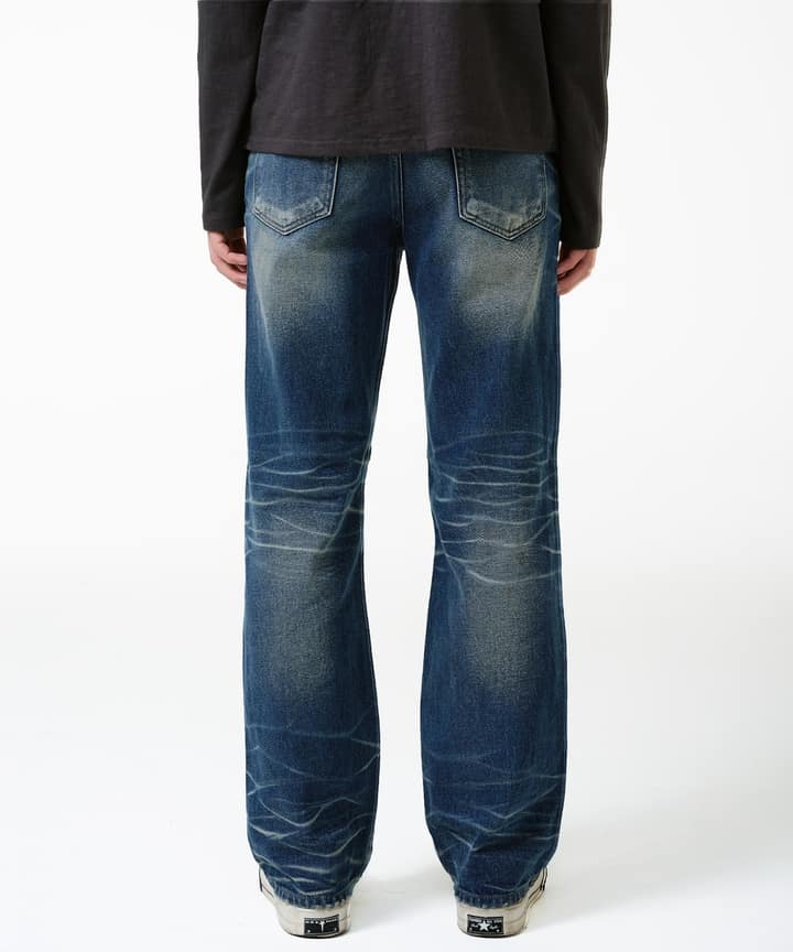 Vintage Cat Washed Denim Pants