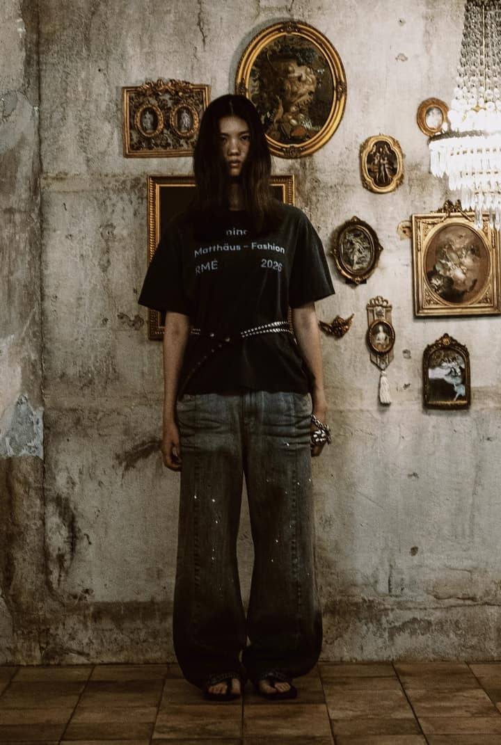 COTTON MATTHAUS T-SHIRT (BLACK)