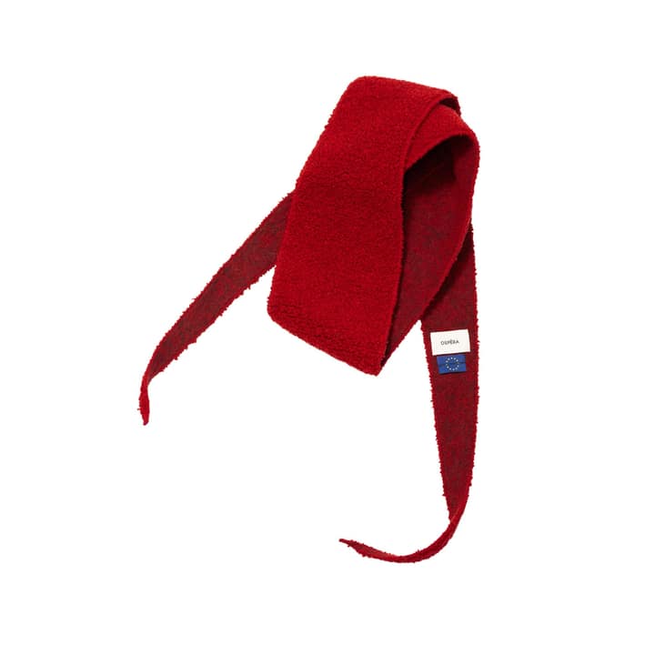 No.006 Red Bouclé Dolce