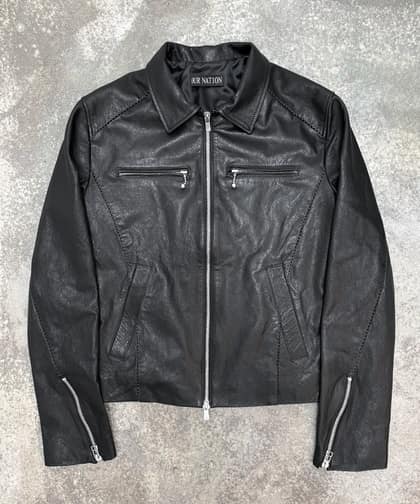 KOMOTO LEATHER JACKET_BK