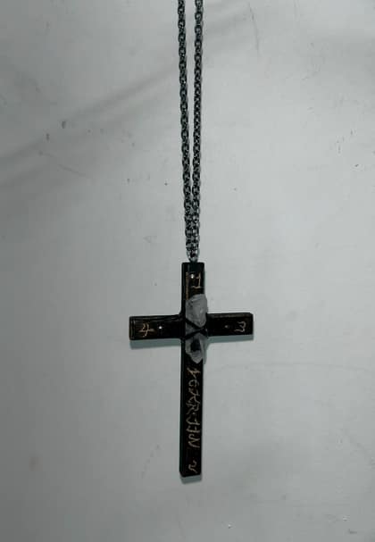 Sculpture Cross crystal