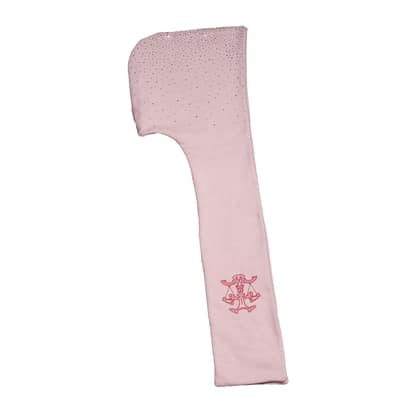 Crystal hooded scarf (Beige Pink)
