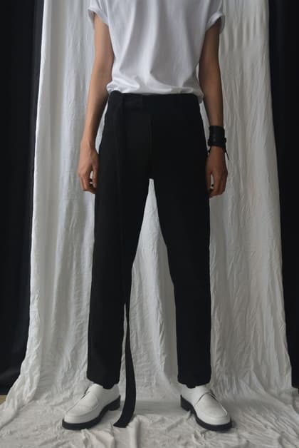 Tail belt pants