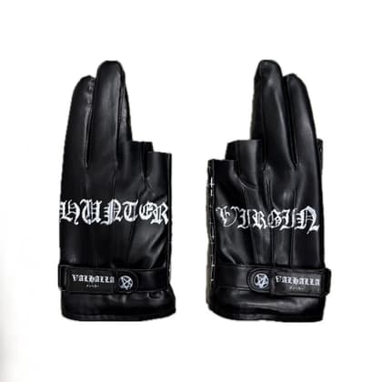 1of1 Virgin Hunter Graffi Leather Gloves