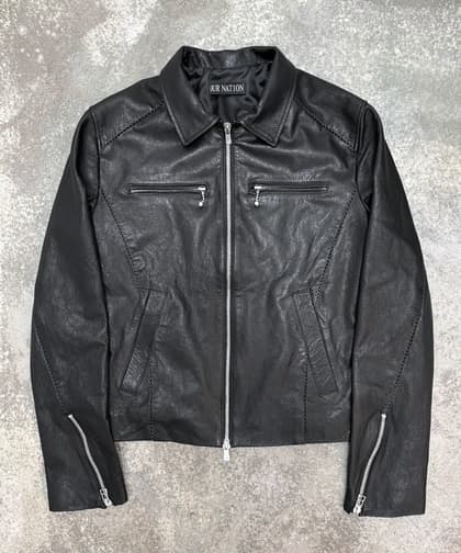 KOMOTO LEATHER JACKET_BK