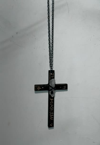 Sculpture Cross crystal