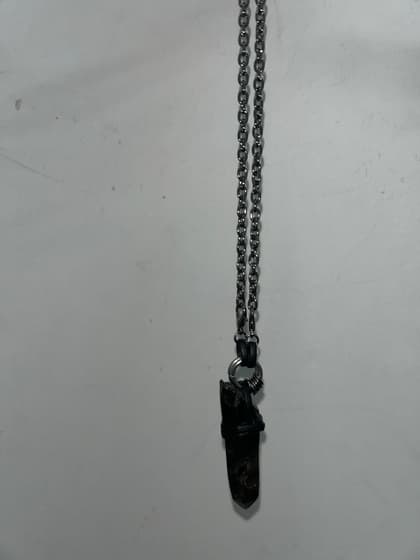 Unbalance smoky quartz necklace 