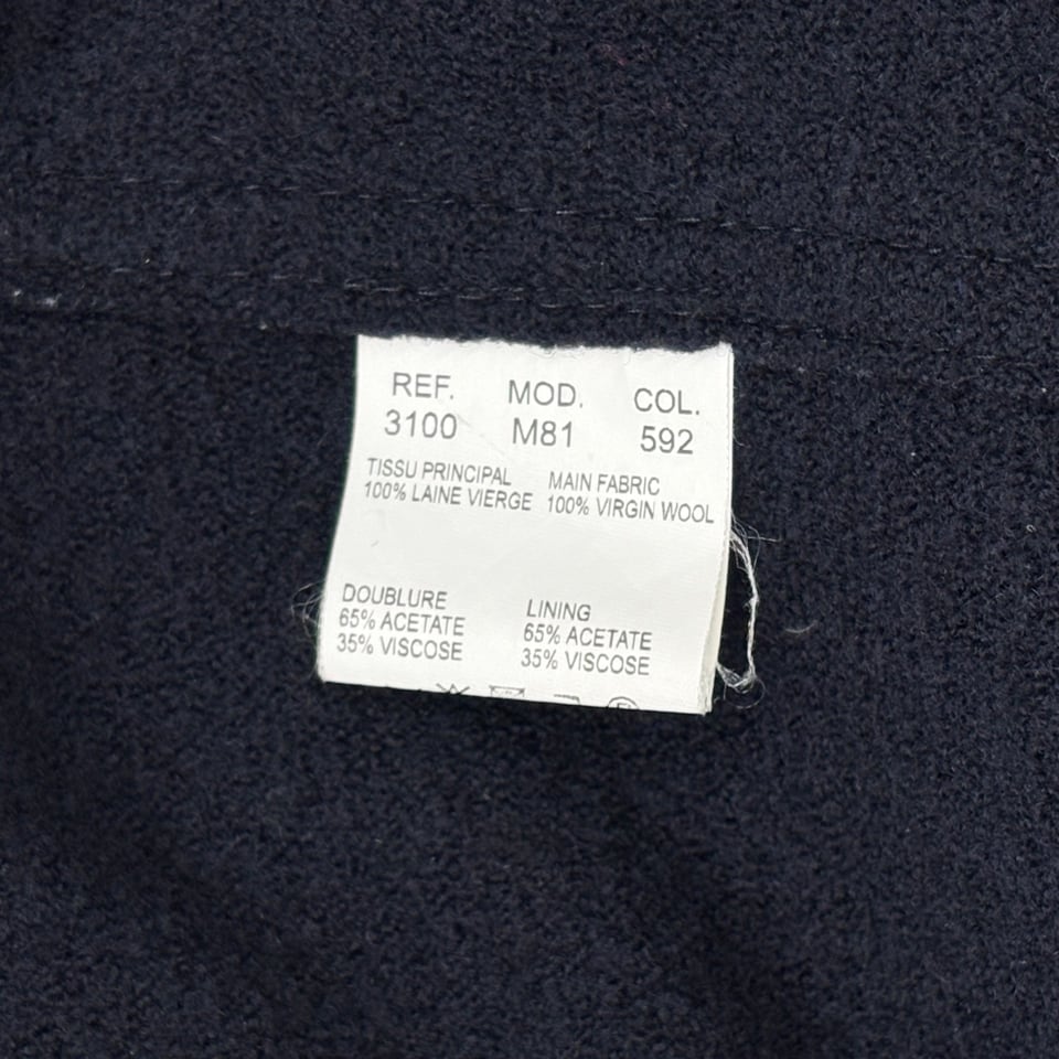 Carven Navy Hooded Duffle Coat