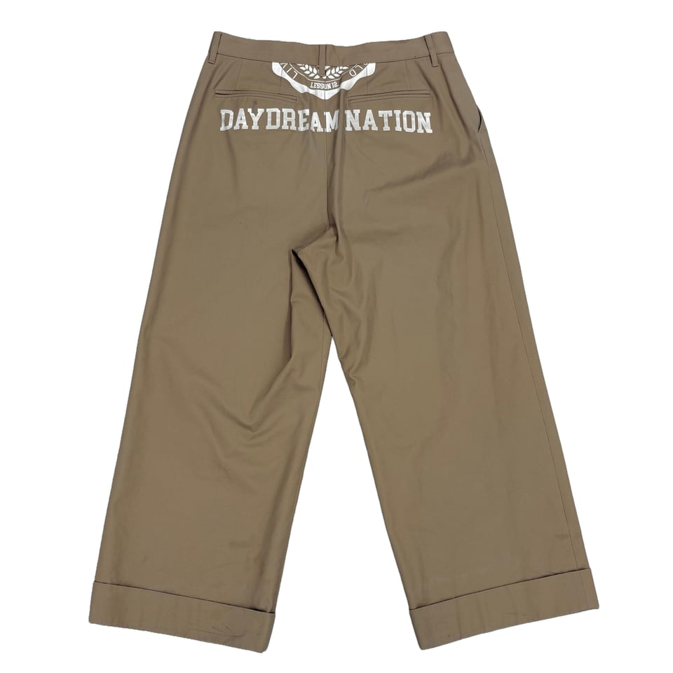 JohnUNDERCOVER Wide Leg Cotton Chino Pants