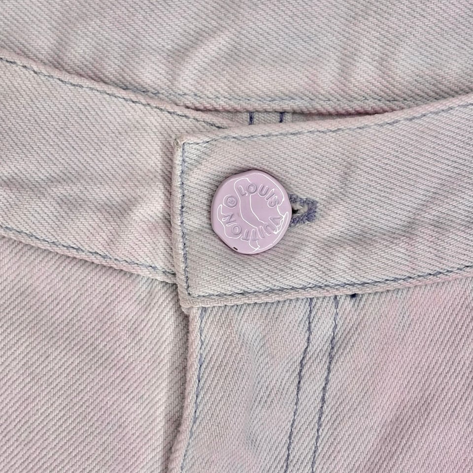LOUIS VUITTON Light Pink Denim Pants