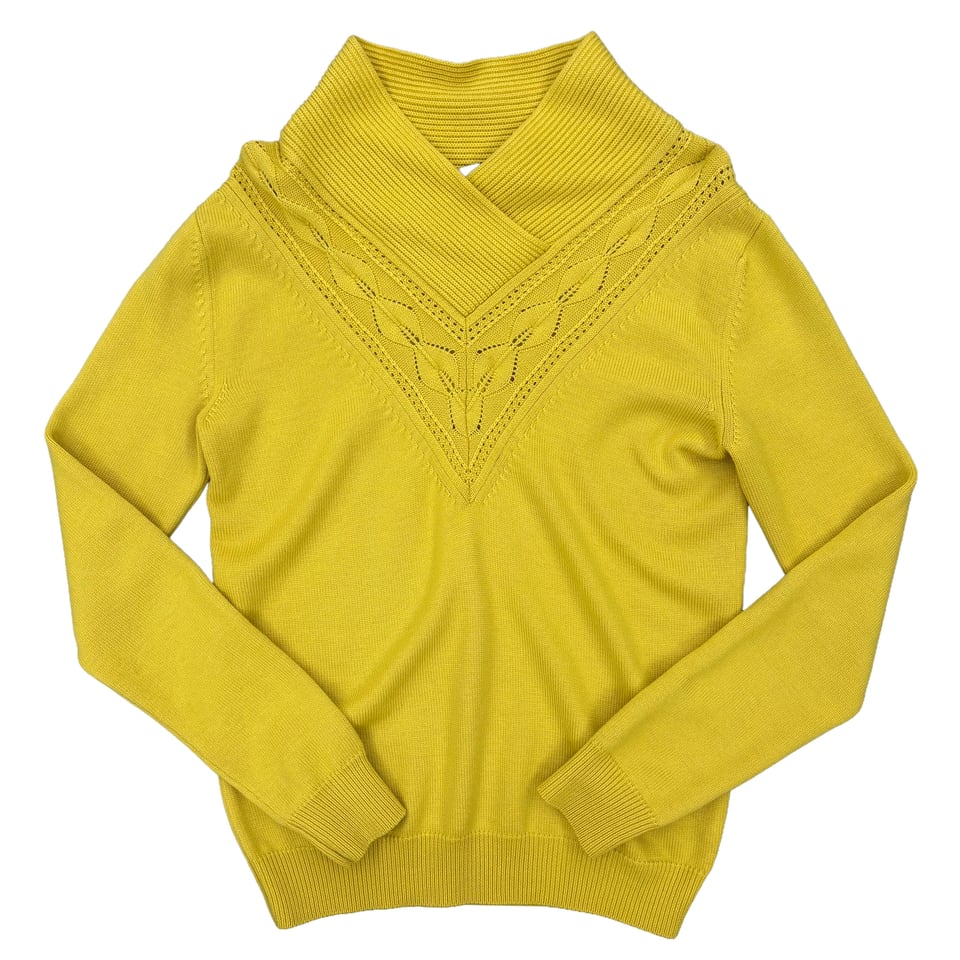 KRISVANASSCHE Knitted Yellow Sweater