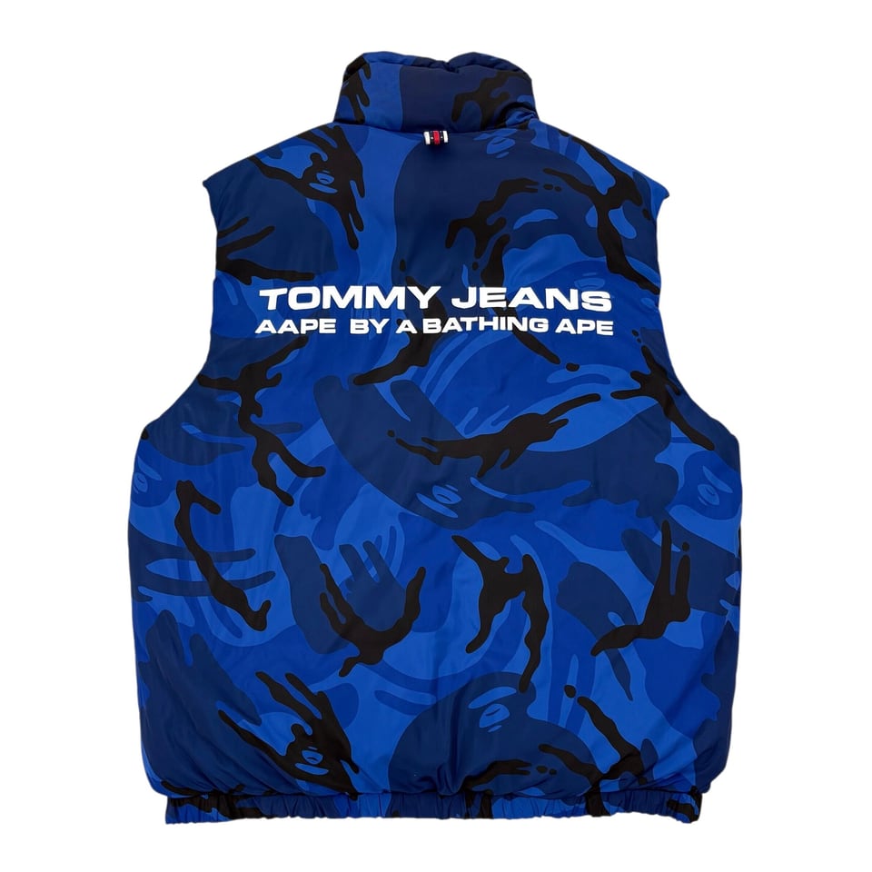 TOMMY X AAPE Reversible Puffer Vest SS22
