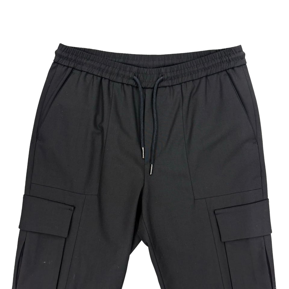 JUUN.J Black Cargo Pants