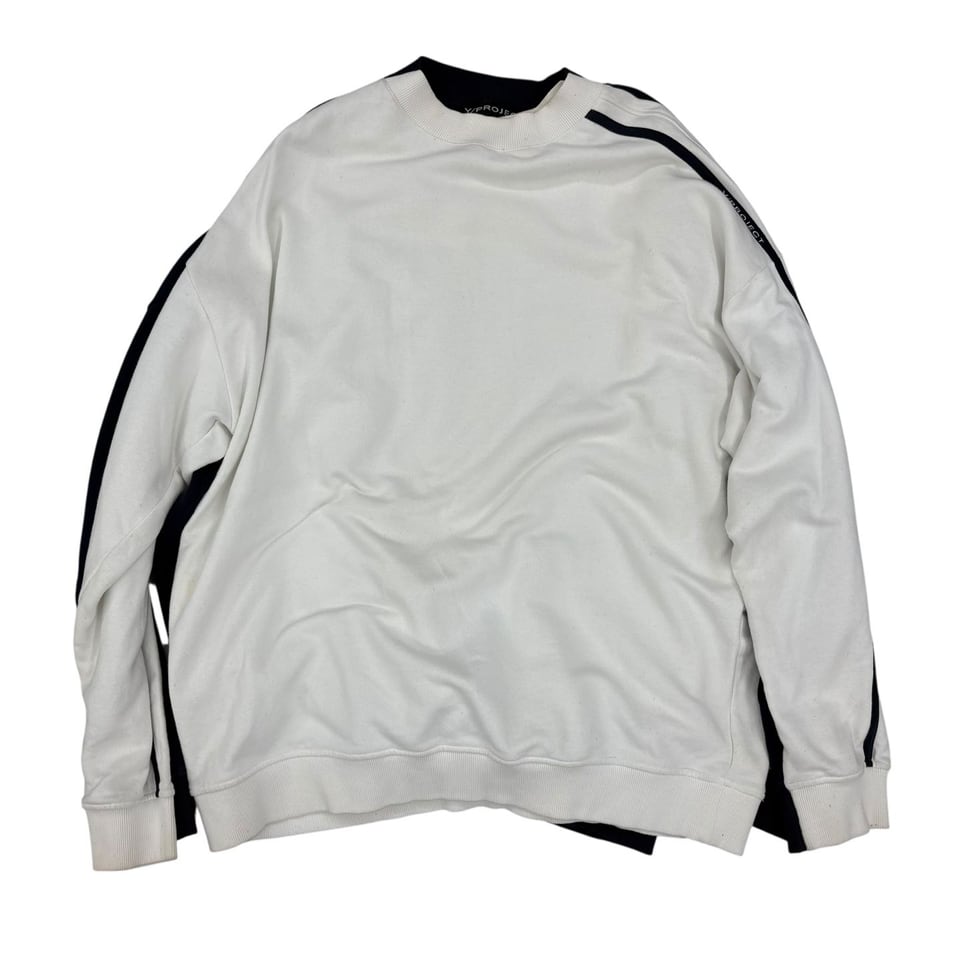 Y/Project AW18 Double Layer Sweatshirt Navy & White
