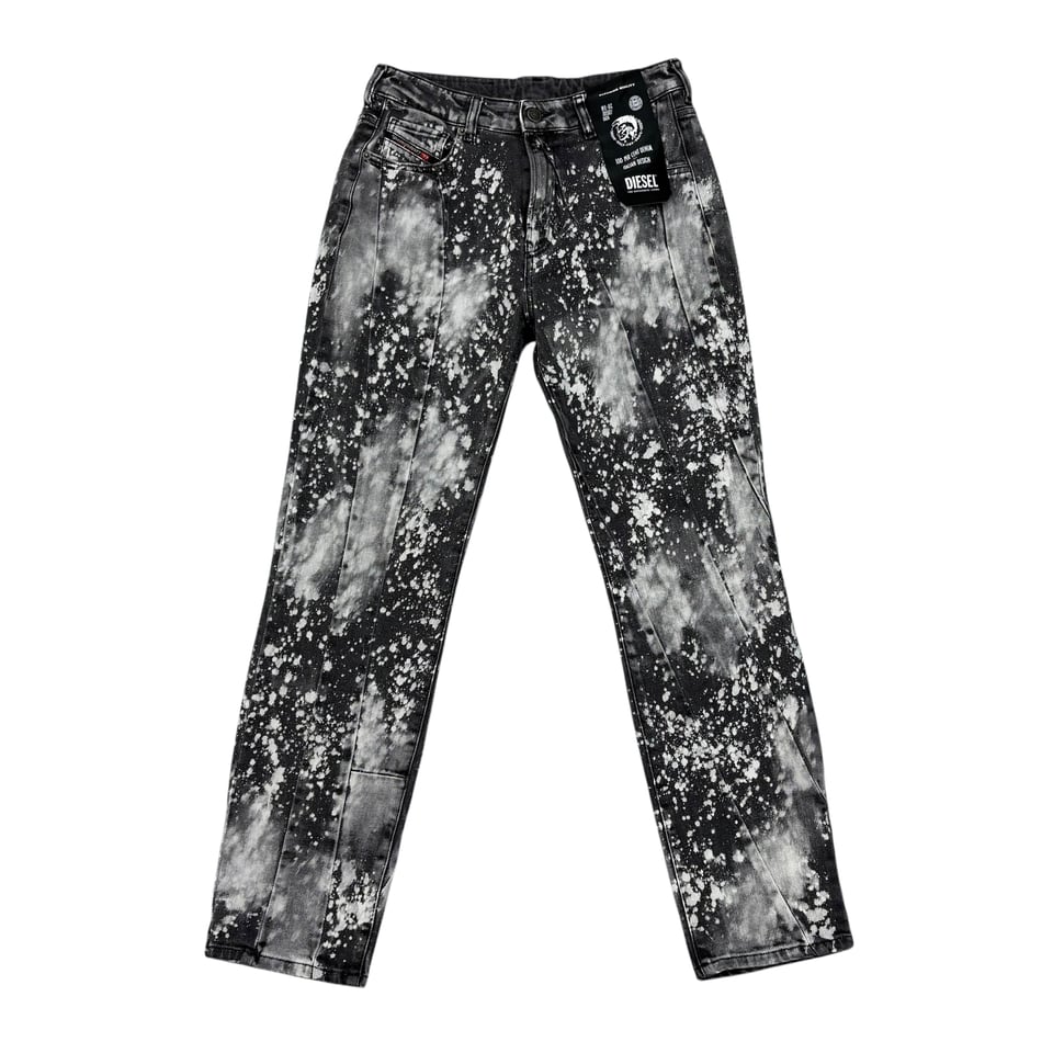 DIESEL Black and White Jeans