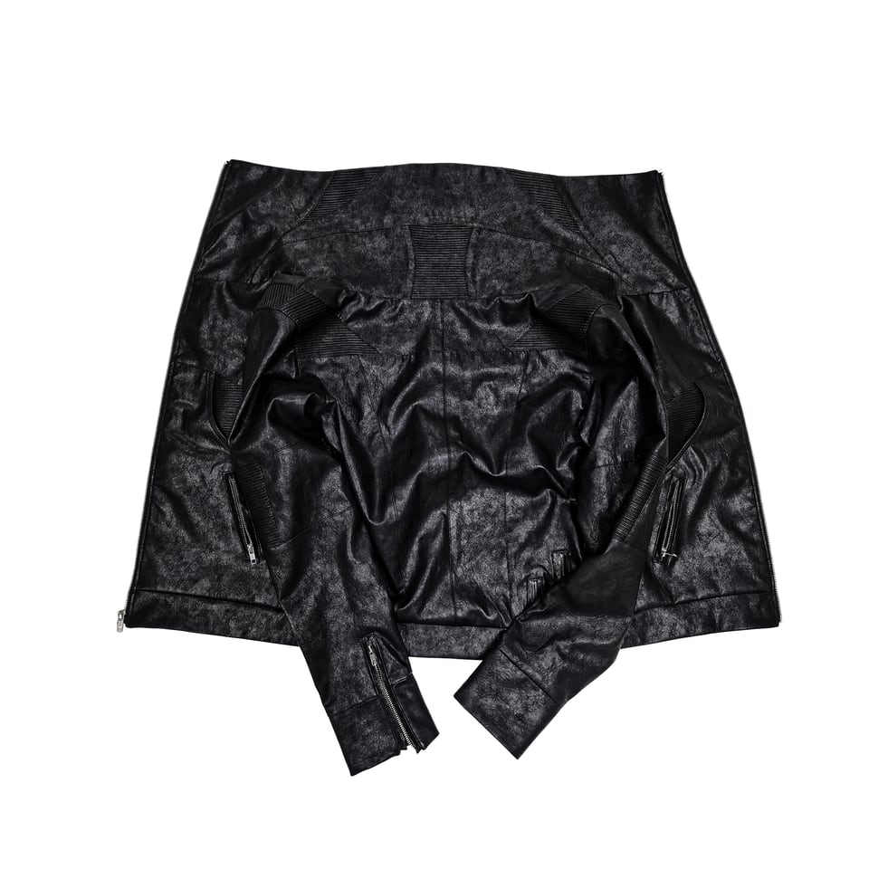 "Creeper" Faux Leather Jacket