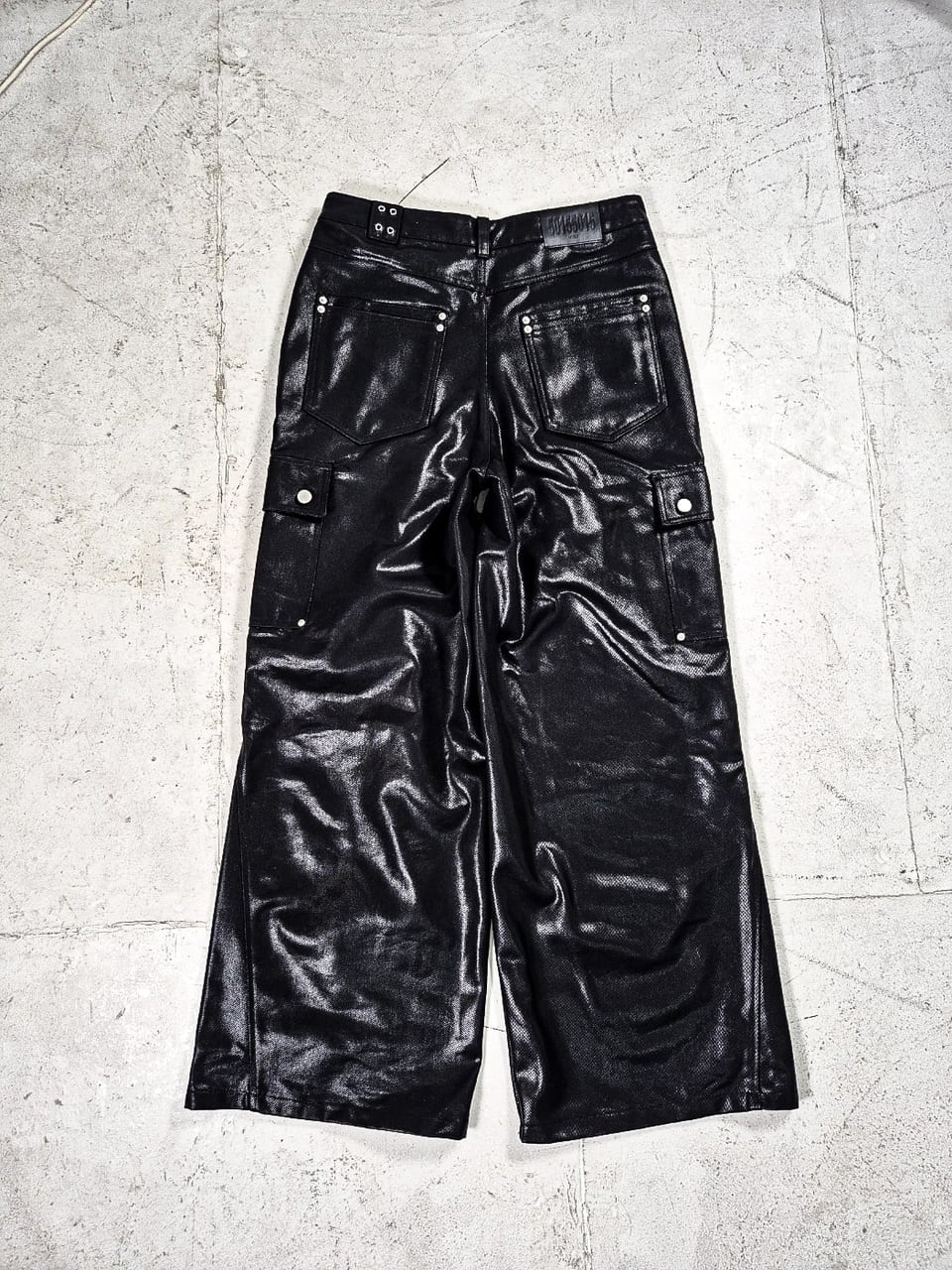 Onyx Coated Denim
