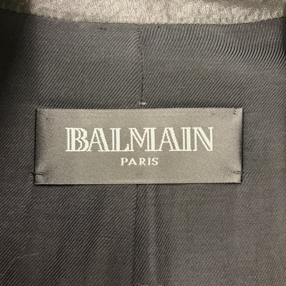 BALMAIN Quilted Leather Vest