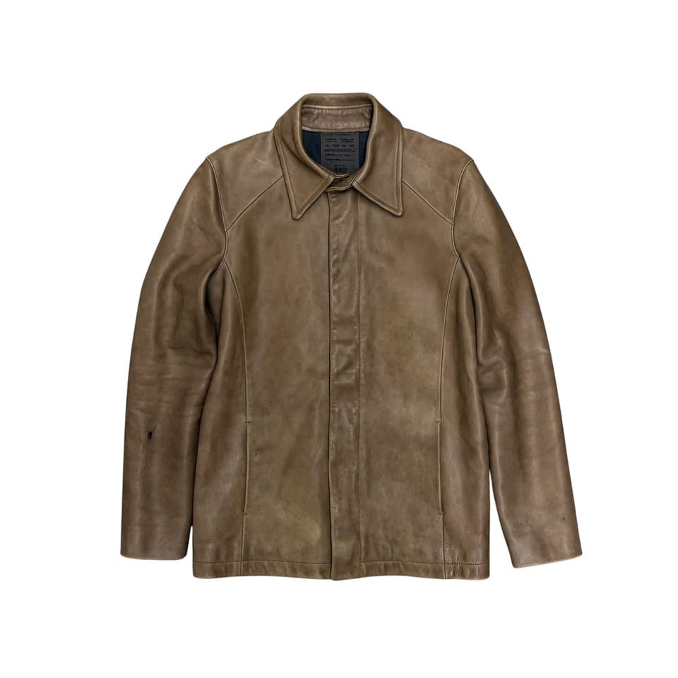 RIP VAN WINKLE Men's Leather Jacket